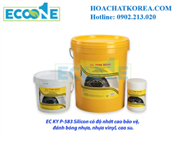 EC KY P-583 Silicon có độ nhớt cao bảo vệ, đánh bóng nhựa, nhựa vinyl, cao su